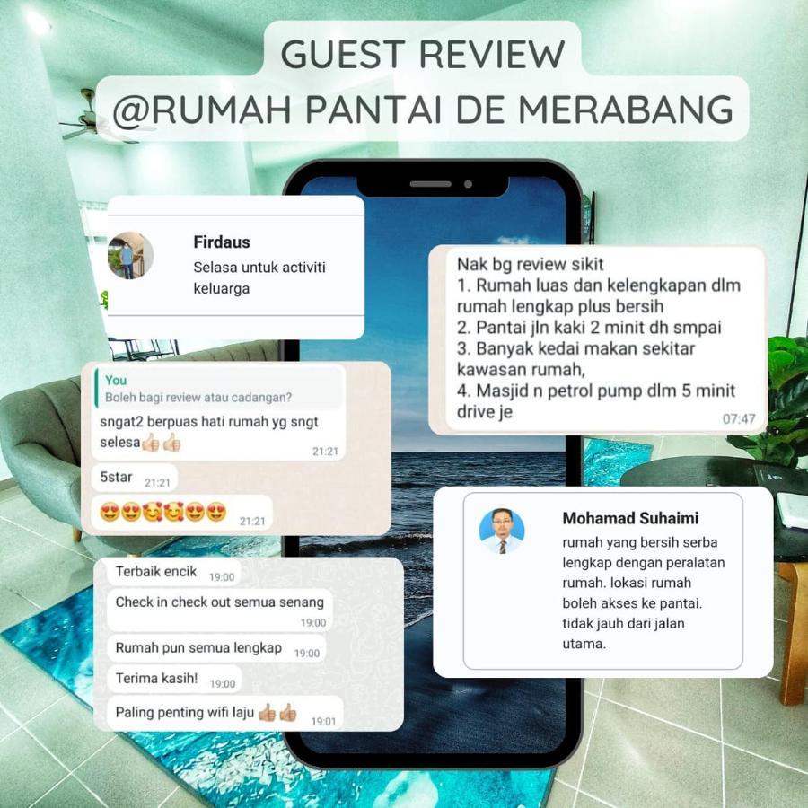 Rumah Pantai De Merabang Бачок Екстер'єр фото