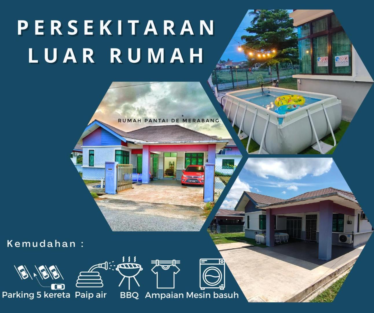 Rumah Pantai De Merabang Бачок Екстер'єр фото